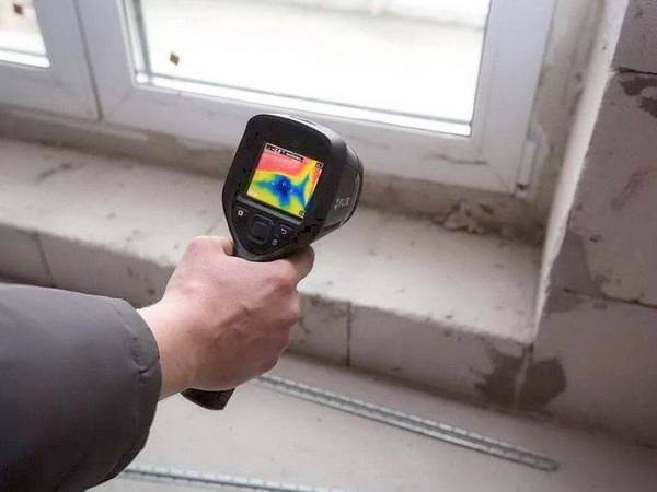 Обследование зданий тепловизором